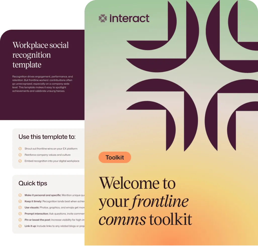 Interact platform dashboard preview